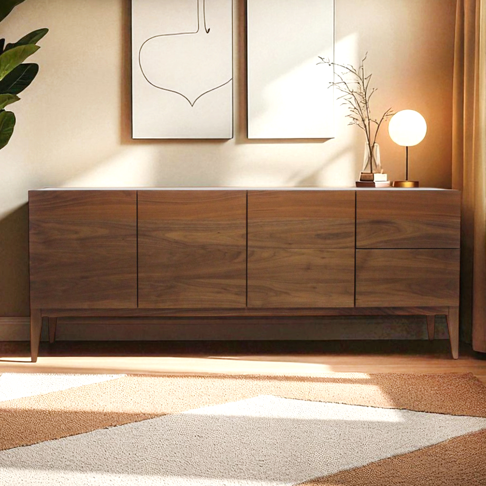 カラム サイドボード｜日本製｜ウォールナット/ブラックチェリー